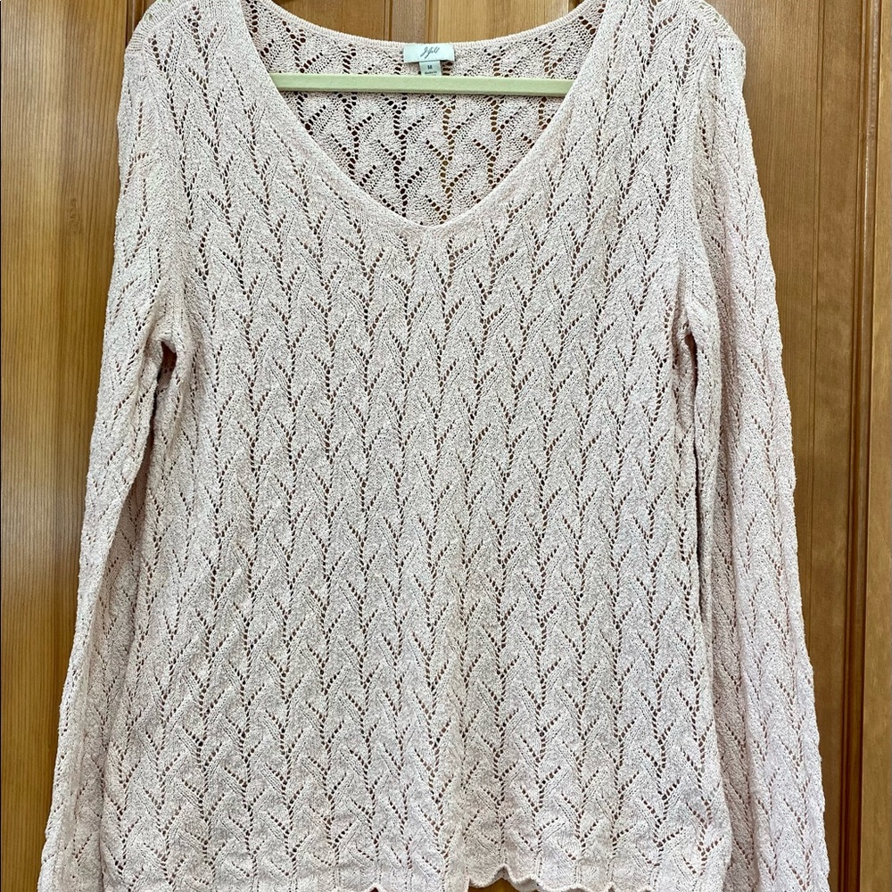 J Jill cotton knit sweater